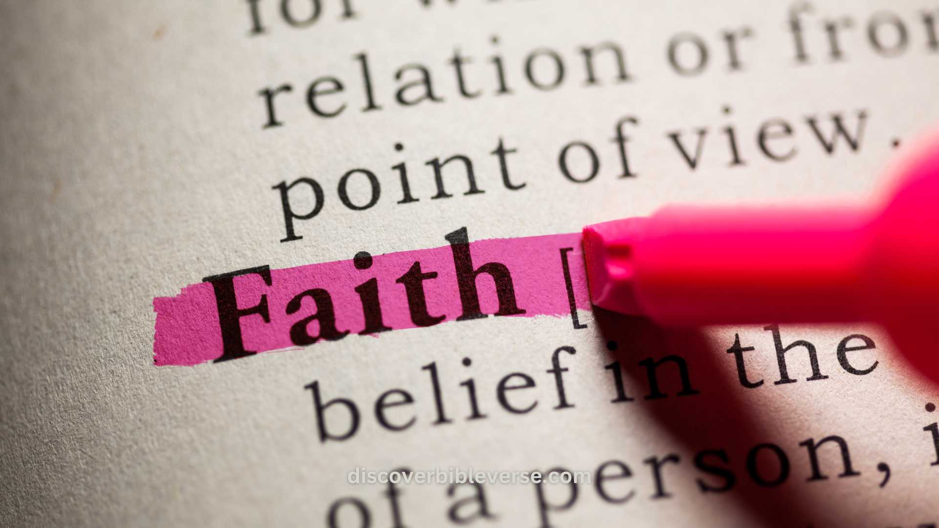 how many times is faith mentioned in the bible