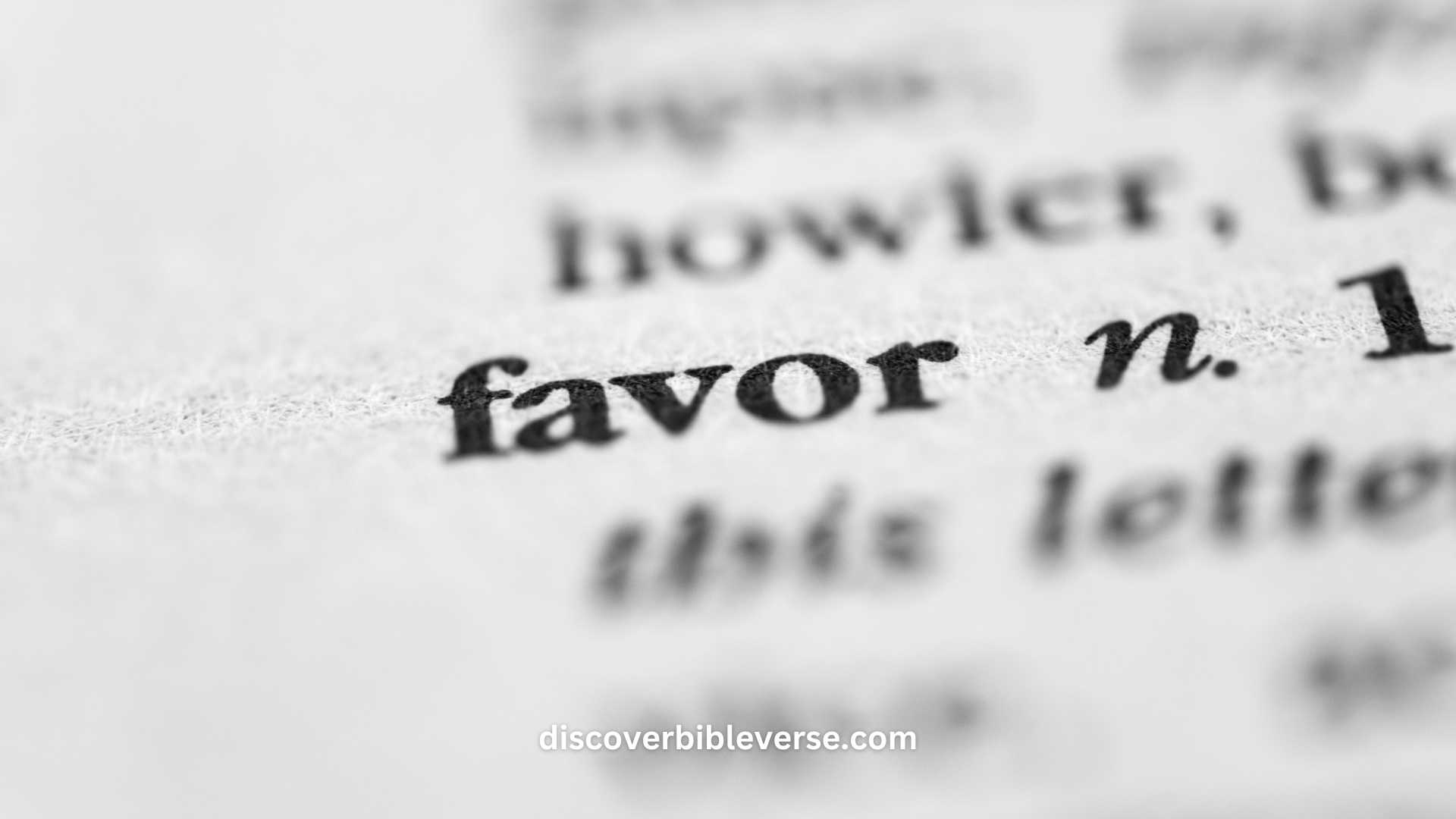 A Prayer for Divine Favor and Blessings
