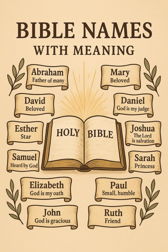 Bible Names with their meaning