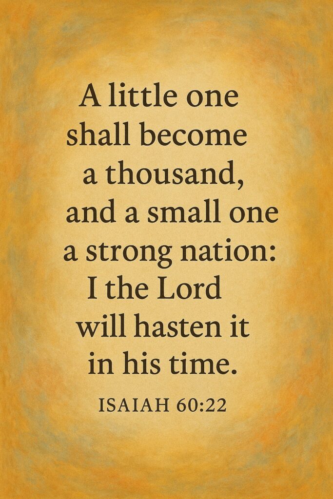 Isaiah 60:22