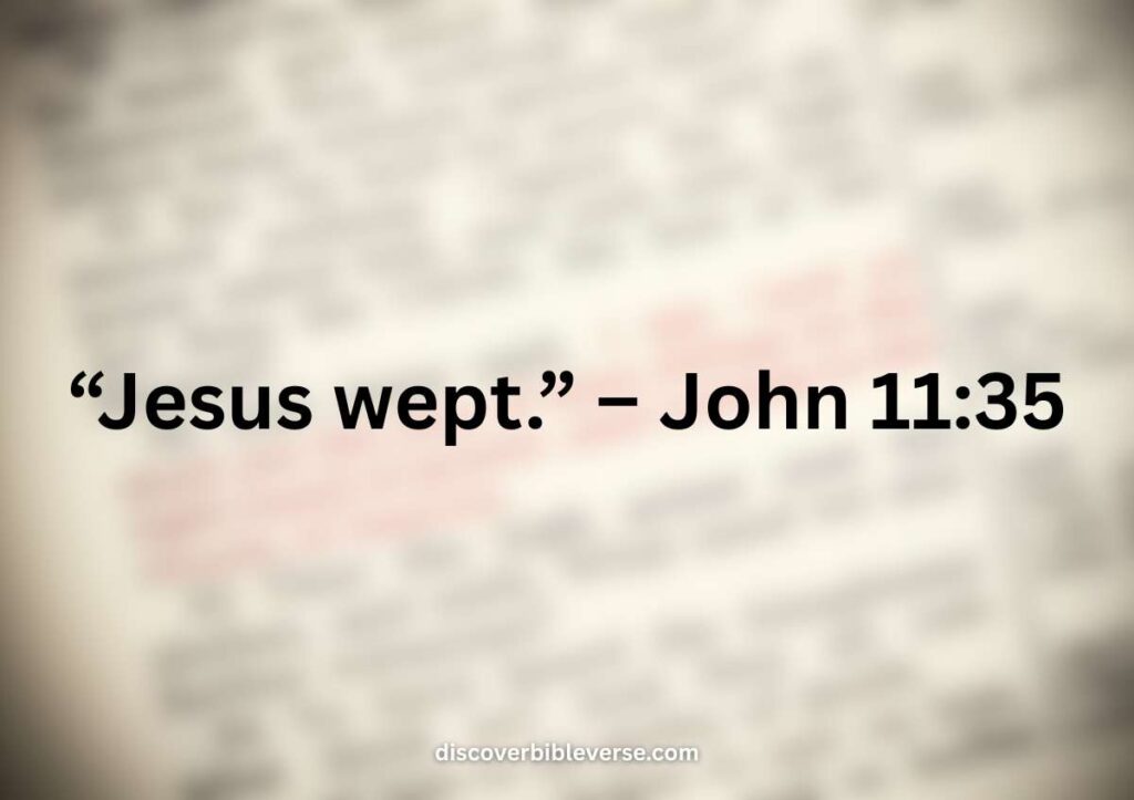Shortest Verse in the Bible